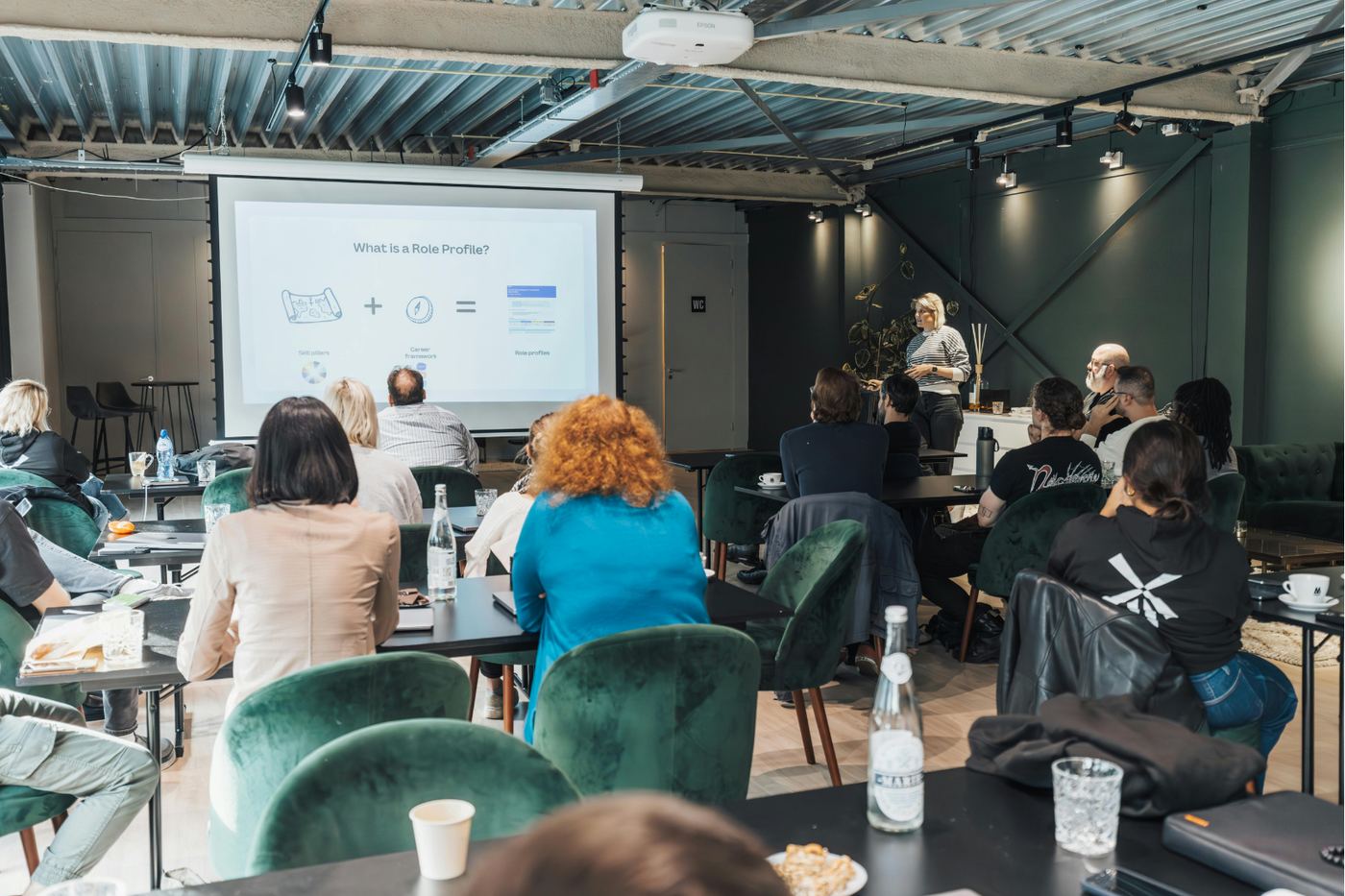 Staff training session for practical AI adoption